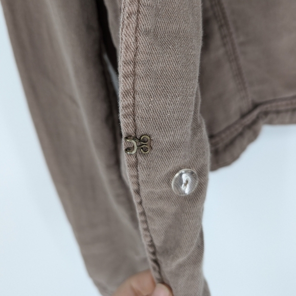 Free People Jagger Blazer Military Style Boho - Picture 6 of 10